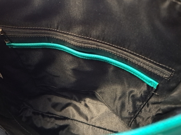 NWT Tropical Leaves Tote/Lunch Bag 12.5"×11" - Picture 6 of 8